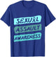 Sexual Assault Awareness Teal Ribbon T-Shirt - T-Shirt | Royal