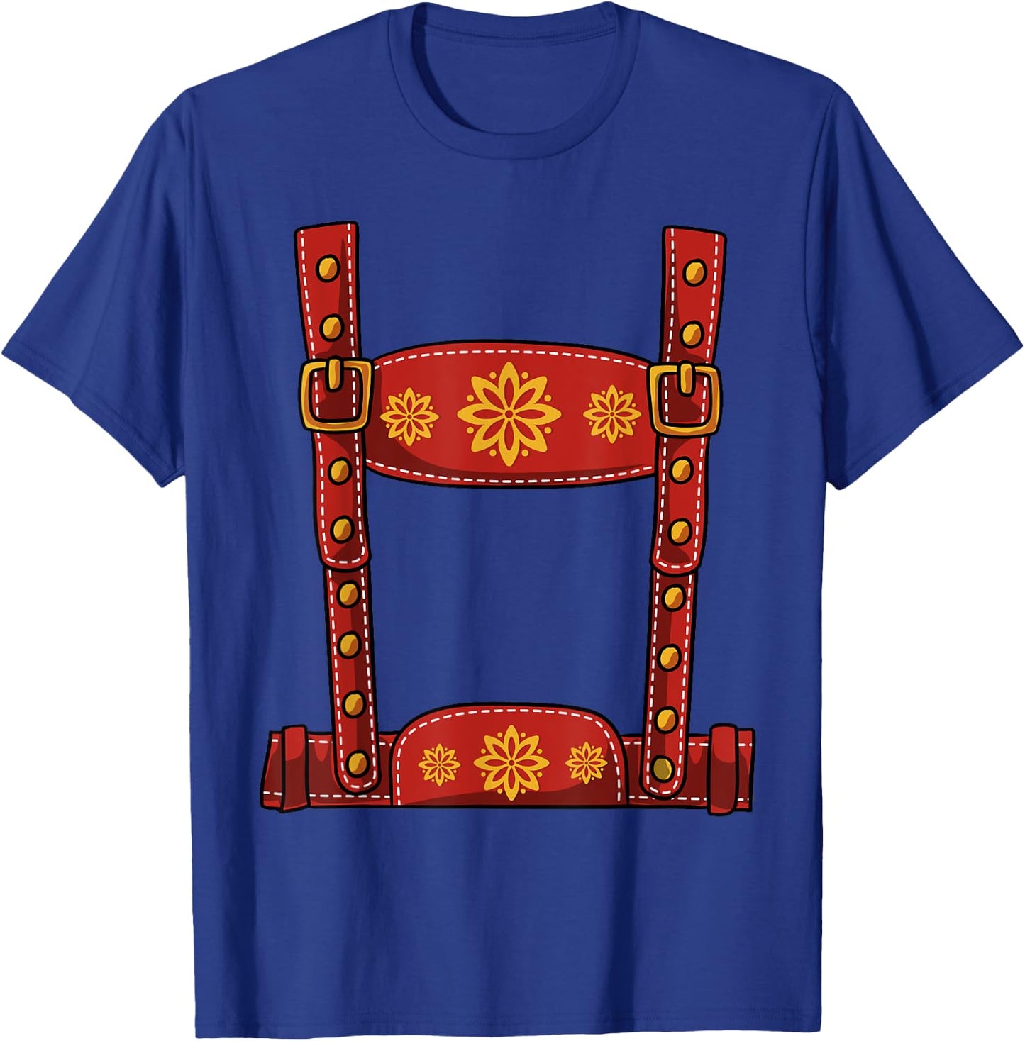 Oktoberfest Halloween Costume - Lederhosen T-Shirt - T-Shirt | Royal