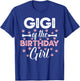 Gigi of the Birthday Girl Daughter Dog Paw Family Matching T-Shirt - T-Shirt | Royal