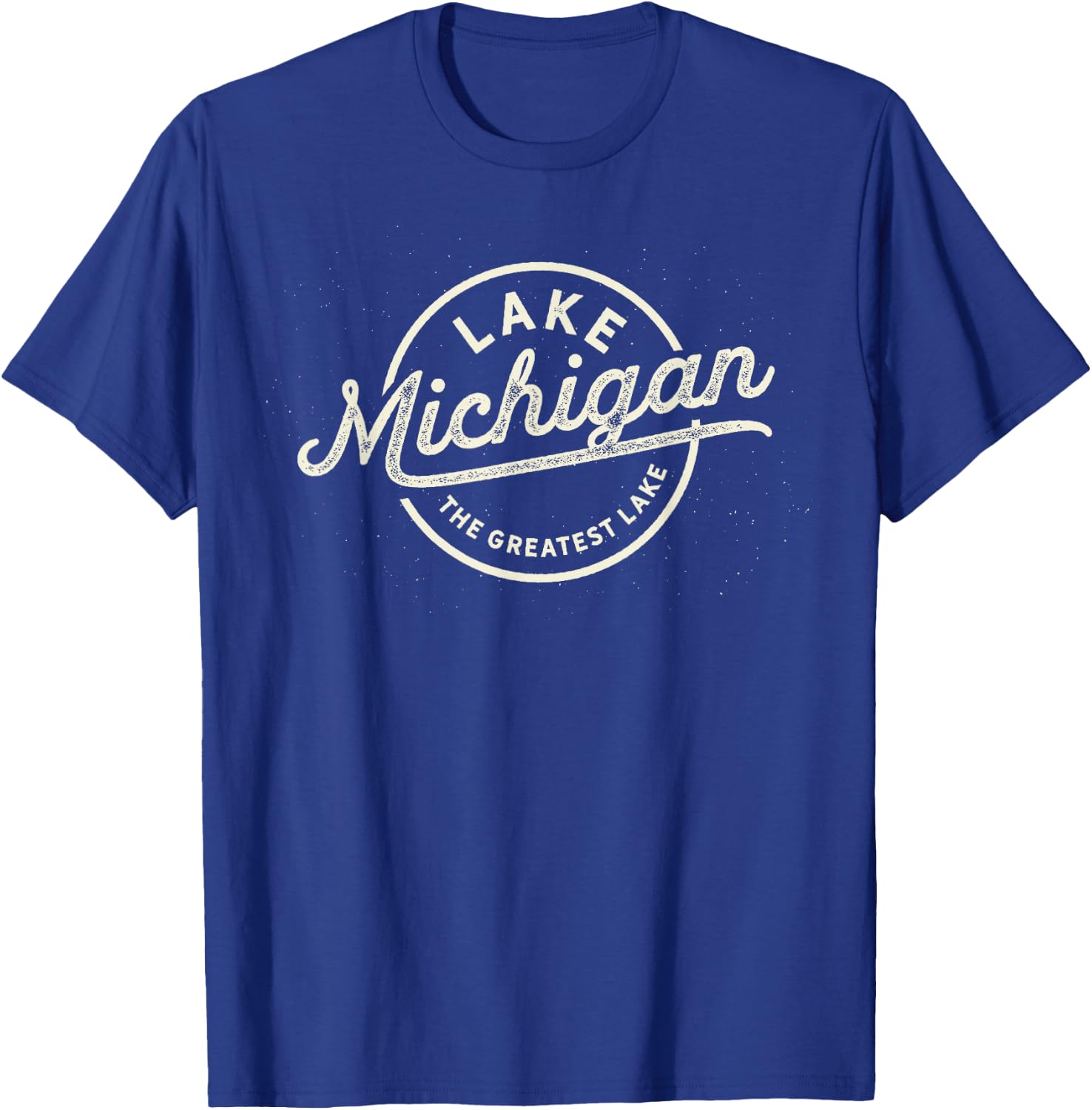 The Great Lakes Shirt- Lake Michigan, Lake Life theme T-Shirt - T-Shirt | Royal