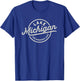 The Great Lakes Shirt- Lake Michigan, Lake Life theme T-Shirt - T-Shirt | Royal