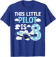 8th Airplane Birthday Party Eight Year Old Pilot Birthday T-Shirt - T-Shirt | Royal
