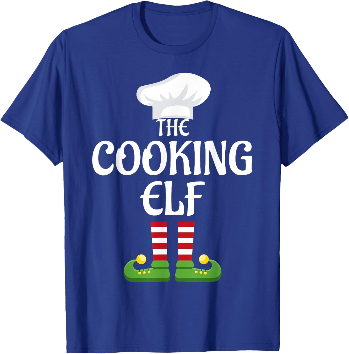 Cooking Elf Family Matching Group Christmas T-Shirt - T-Shirt | Royal