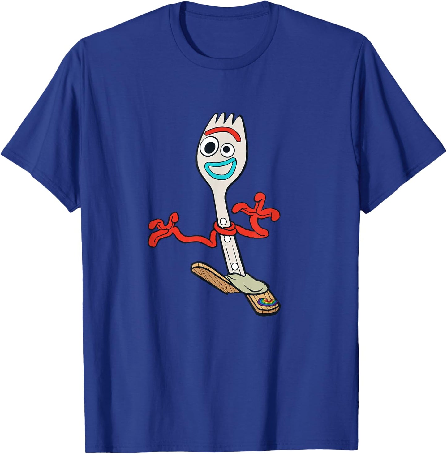Disney Pixar Toy Story 4 Forky Running T-Shirt - T-Shirt | Royal