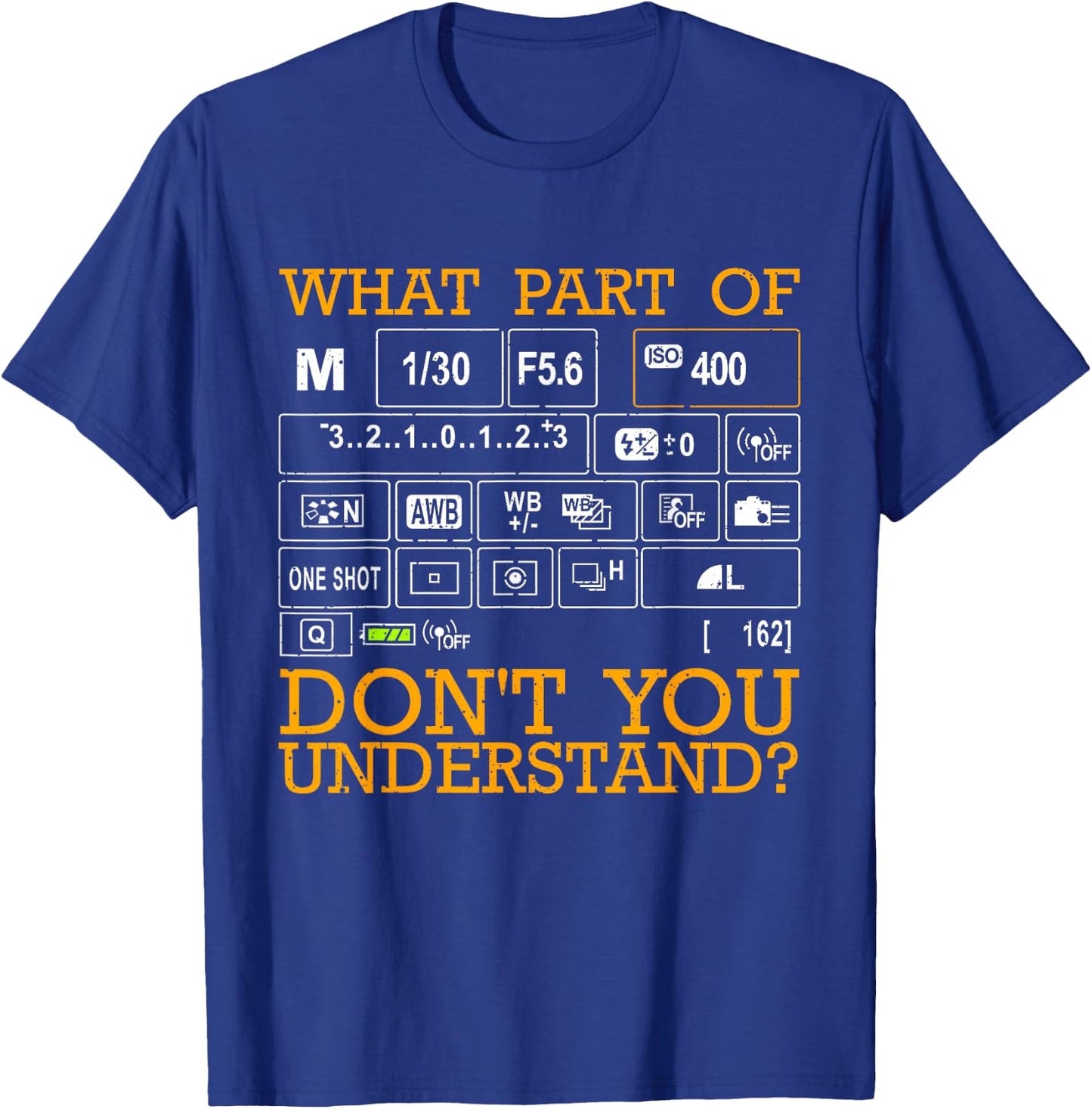 Funny Photography Design Men Women Photographer Instructors Small T-Shirt - T-Shirt | Royal