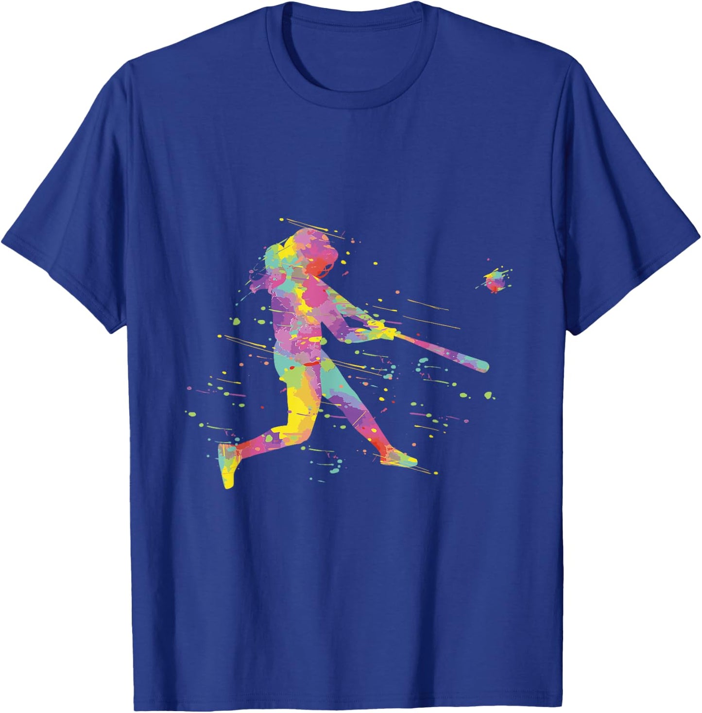 Classic Softball Girl - Black, Polyester & Cotton, Short Sleeve, Letter Print T-Shirt - T-Shirt | Royal