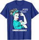 PCOS Warrior Unbreakable PCOS Awareness Gift Shirt T-Shirt - T-Shirt | Royal