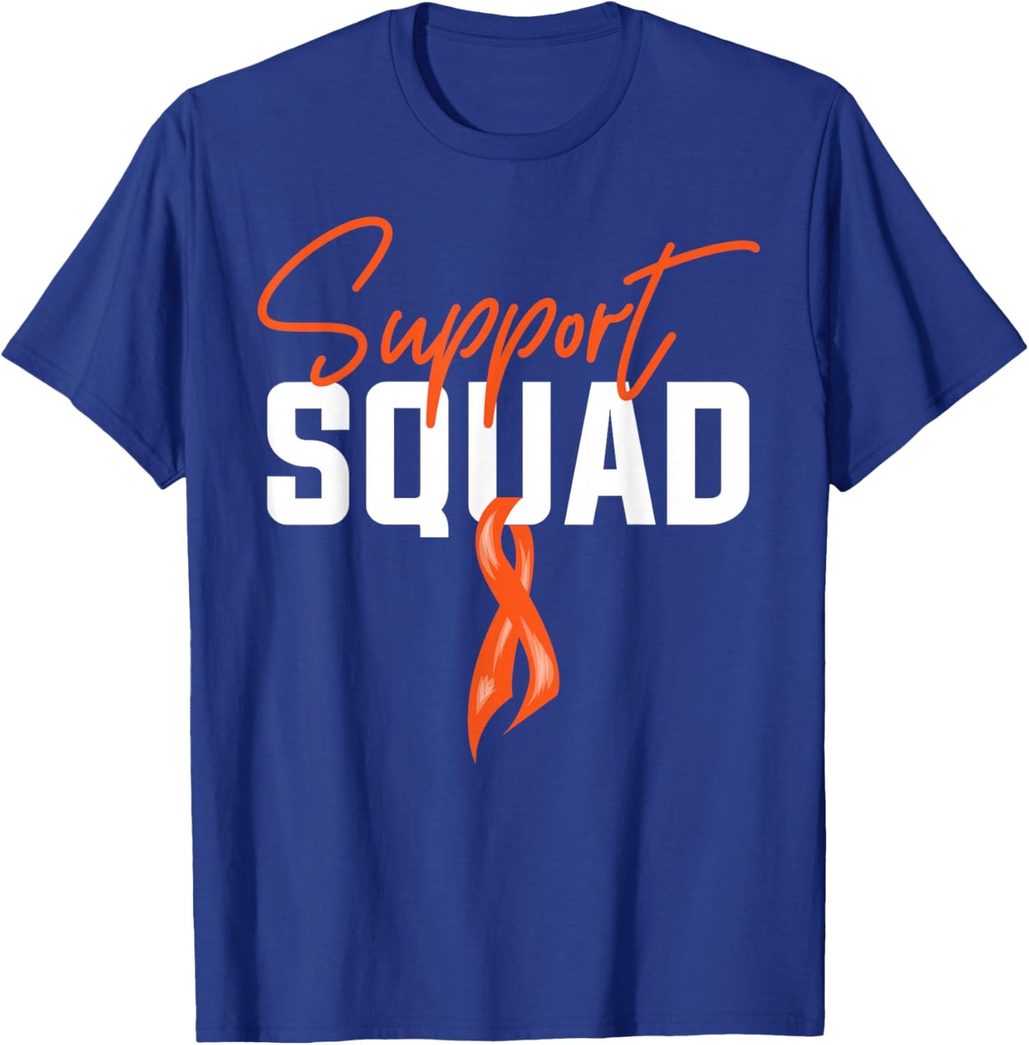 Leukemia Awareness Support Squad T-Shirt - T-Shirt | Royal