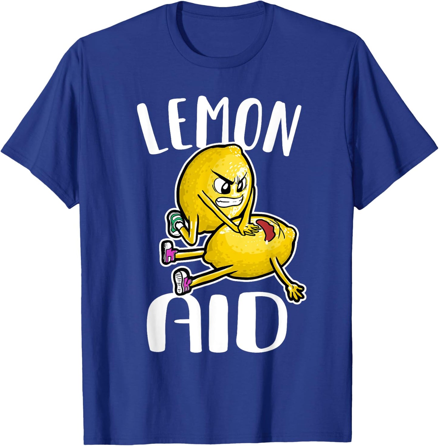 Lemon Aid Lemon First Aid Lemons T-Shirt - T-Shirt | Royal