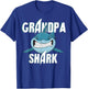 Funny Shark Shirt Deep Sea Ocean Life Grandpa Gift T-Shirt - T-Shirt | Royal