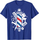Best Barber Women Hairdresser Barbershop Pole Tools T-Shirt - T-Shirt | Royal
