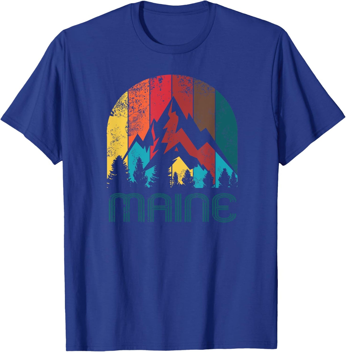 Retro Maine T Shirt Women and Kids T-Shirt - T-Shirt | Royal
