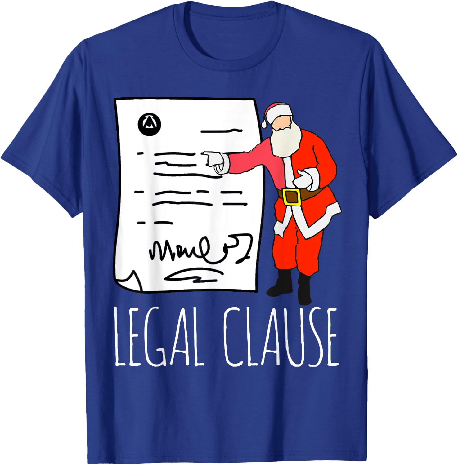 Funny Lawyer Christmas Gift I Legal Xmas T-Shirt - T-Shirt | Royal