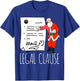 Funny Lawyer Christmas Gift I Legal Xmas T-Shirt - T-Shirt | Royal