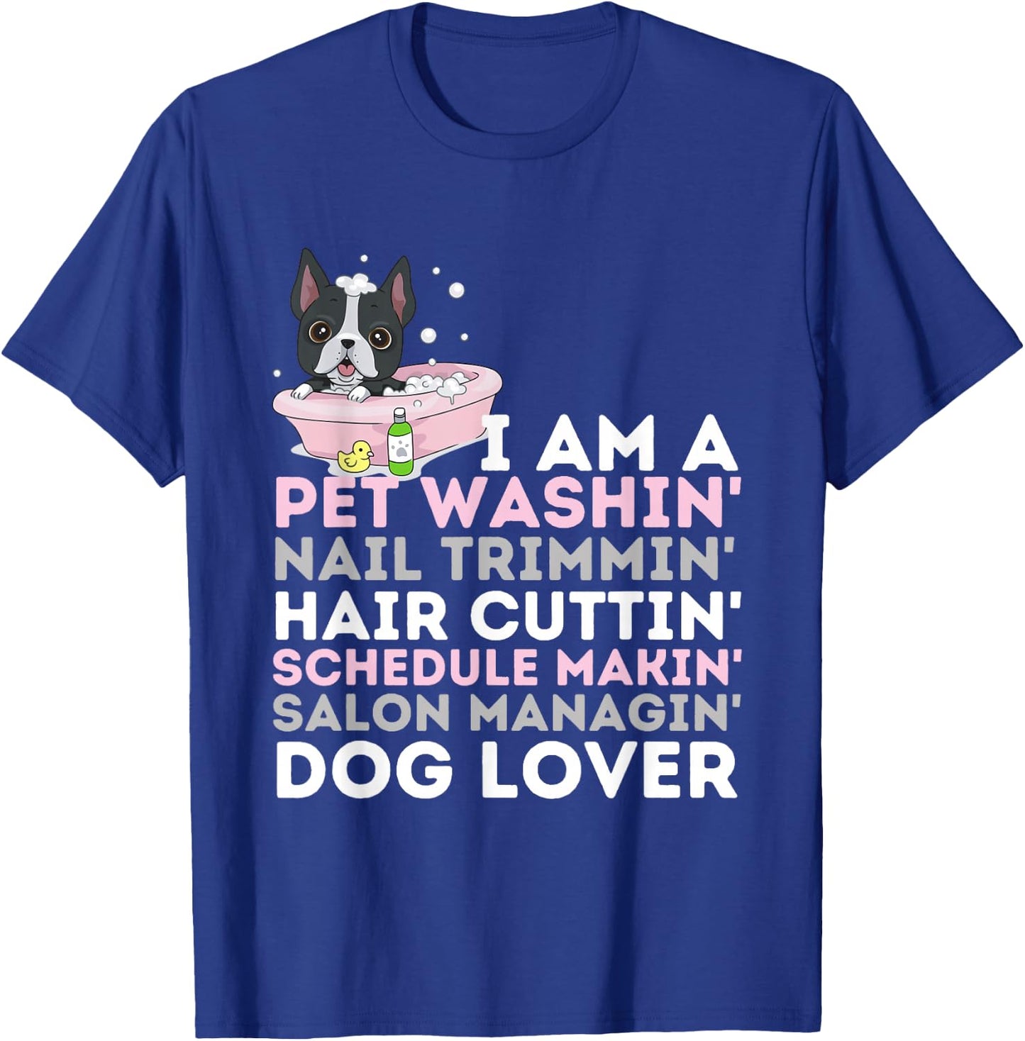 Dog Salon Owner - Dog Groomer & Dog Grooming T-Shirt - T-Shirt | Royal