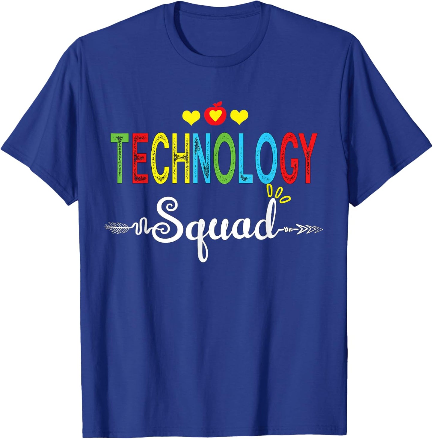 Technology Squad Computer Teacher Students Back School Shirt Women Girls Kids T-Shirt - T-Shirt | Royal