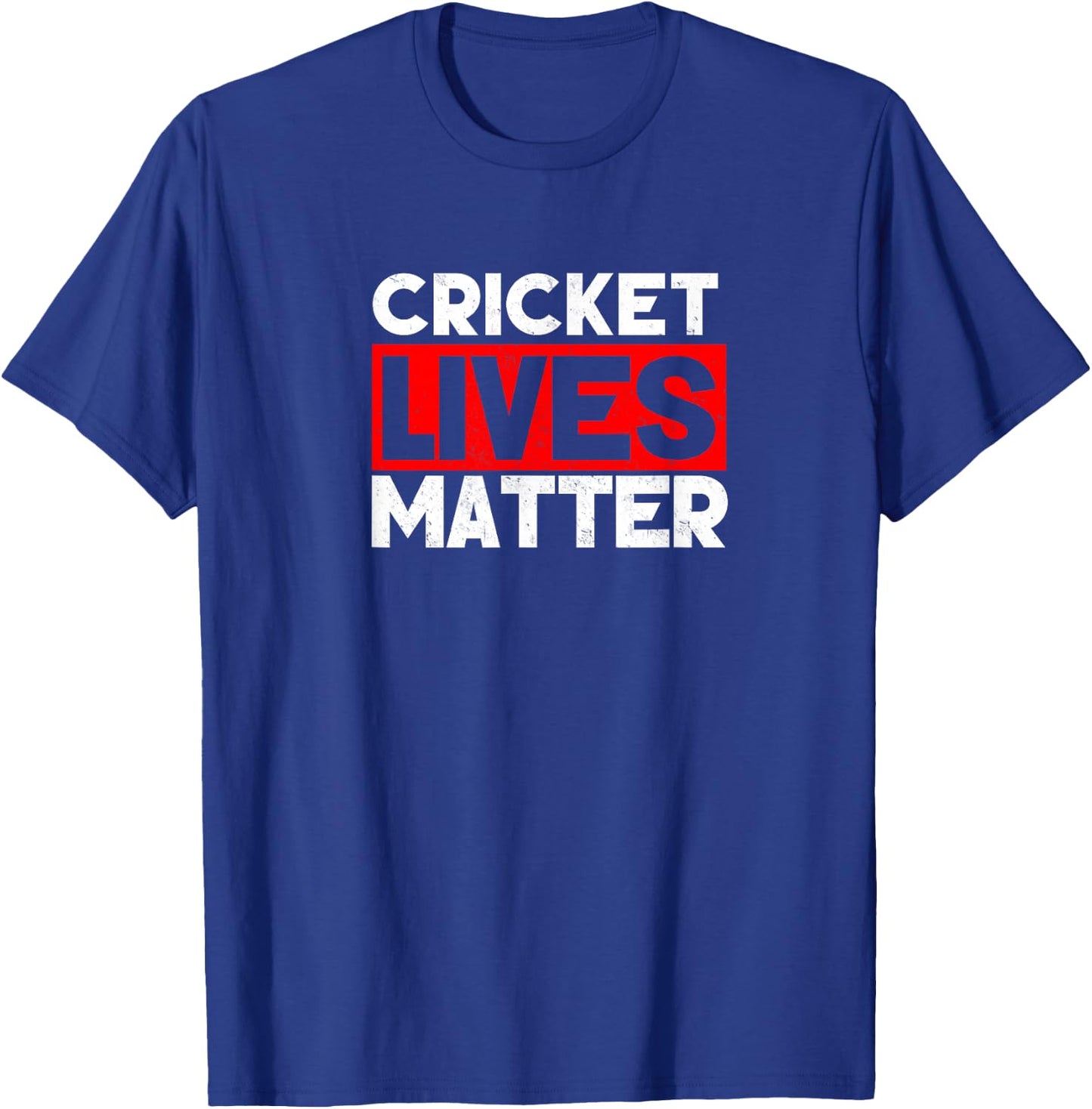 Cricket Lives Matter Bug Lover Entomology Entomologist Shirt T-Shirt - T-Shirt | Royal