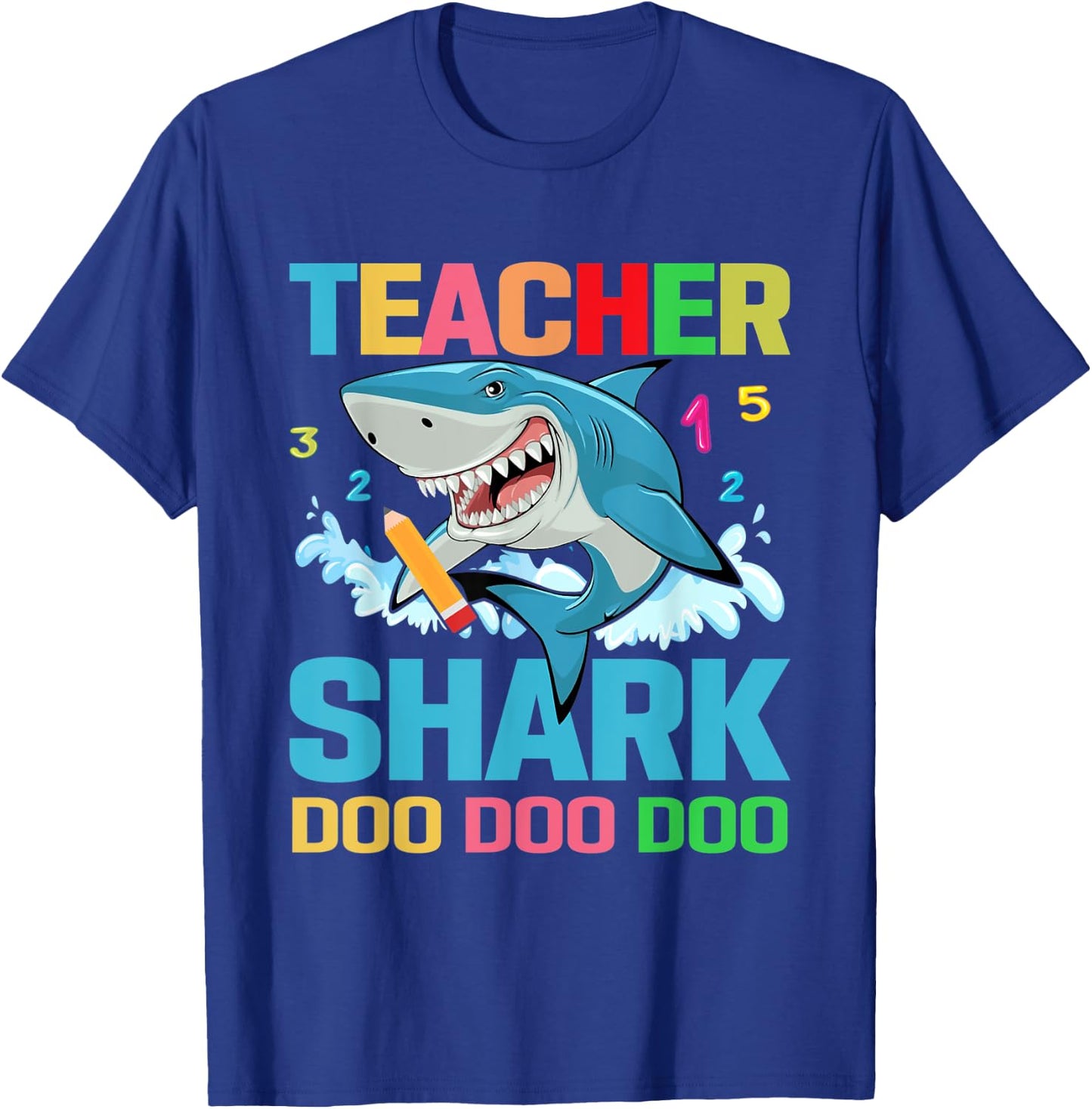 Teacher Shark T-Shirt - T-Shirt | Royal