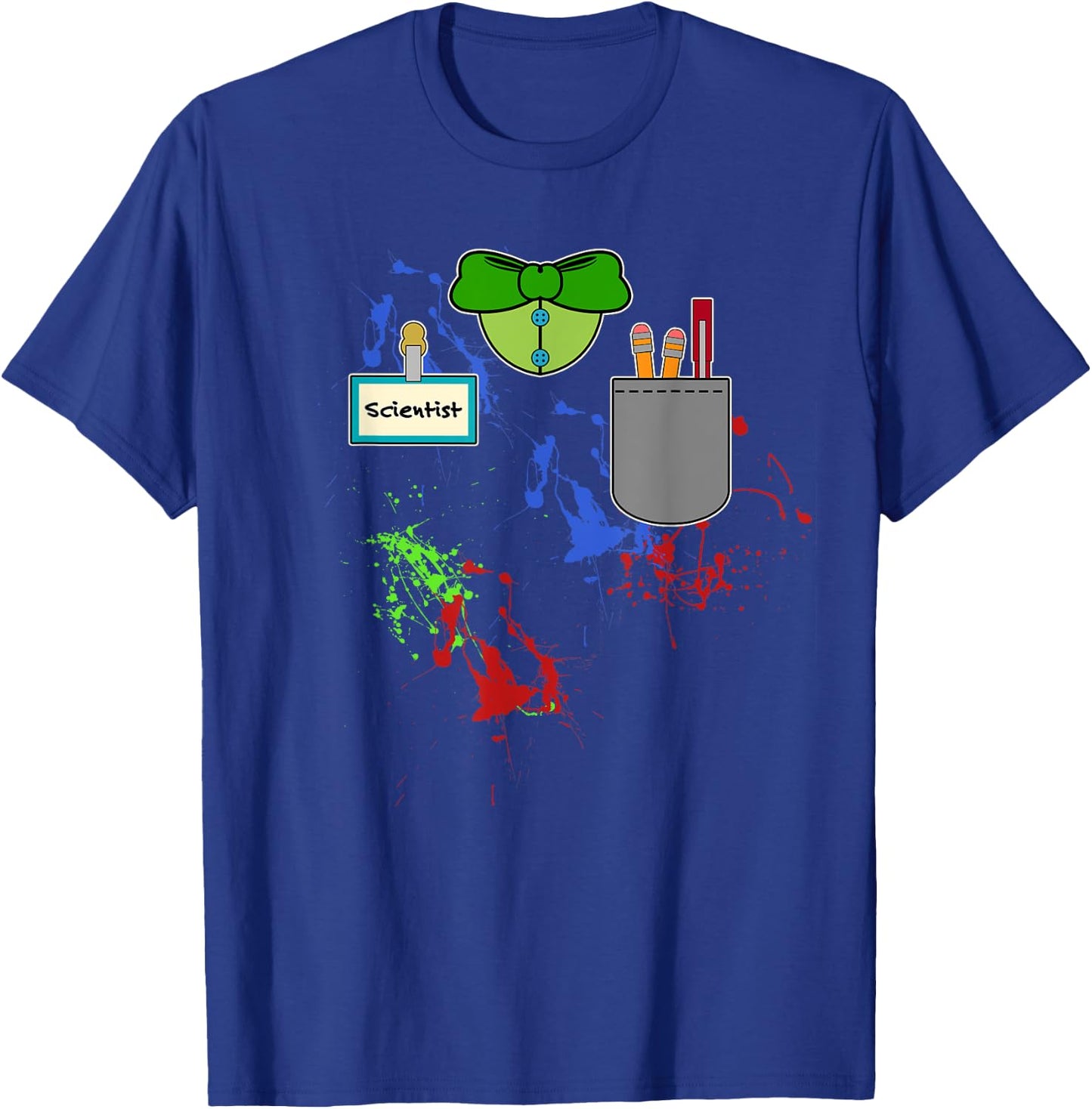 Halloween Mad Scientist Matching Group Costume T-Shirt - T-Shirt | Royal