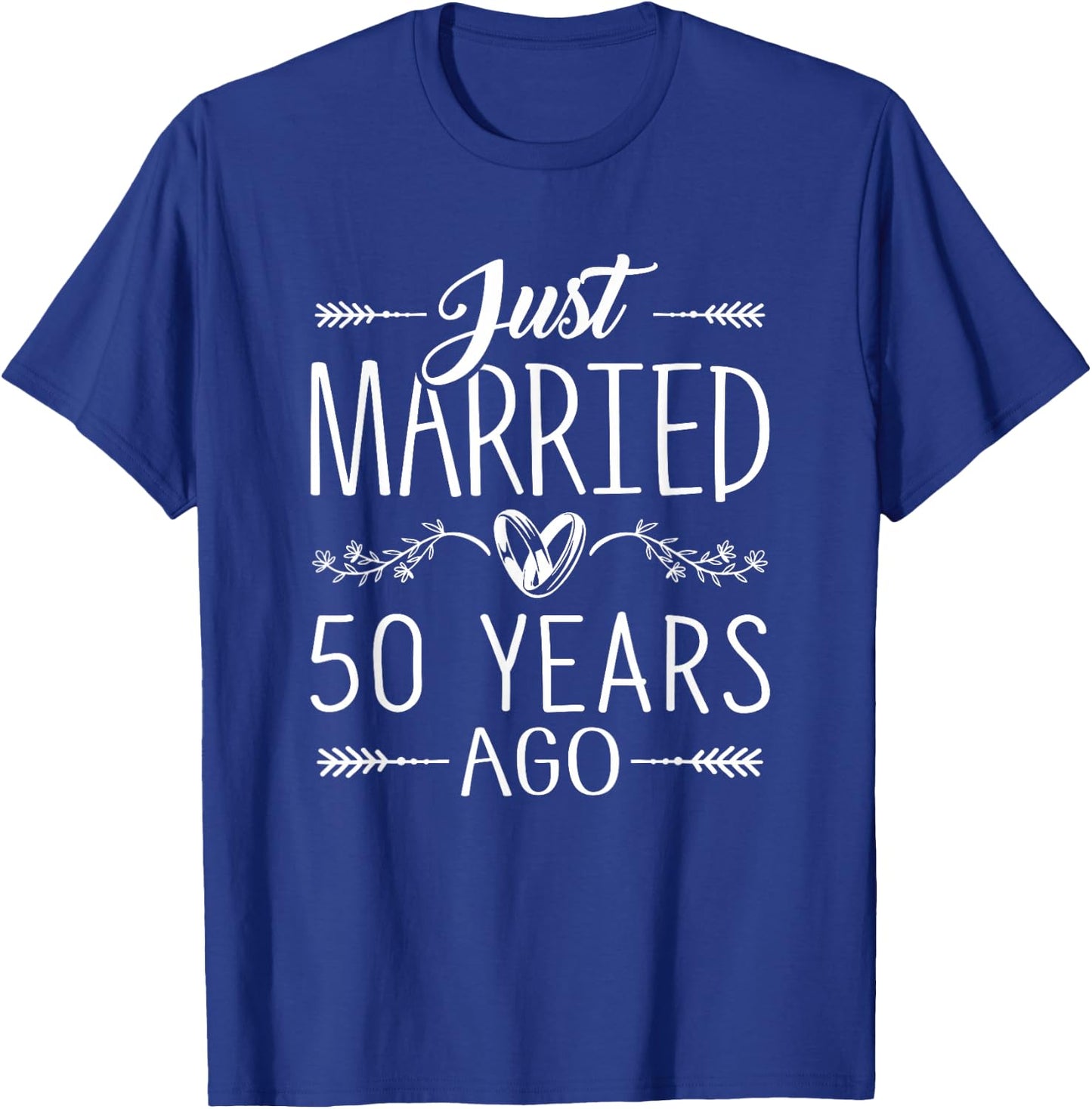 50th Wedding Anniversary Shirt for Couples Parents Matching T-Shirt - T-Shirt | Royal