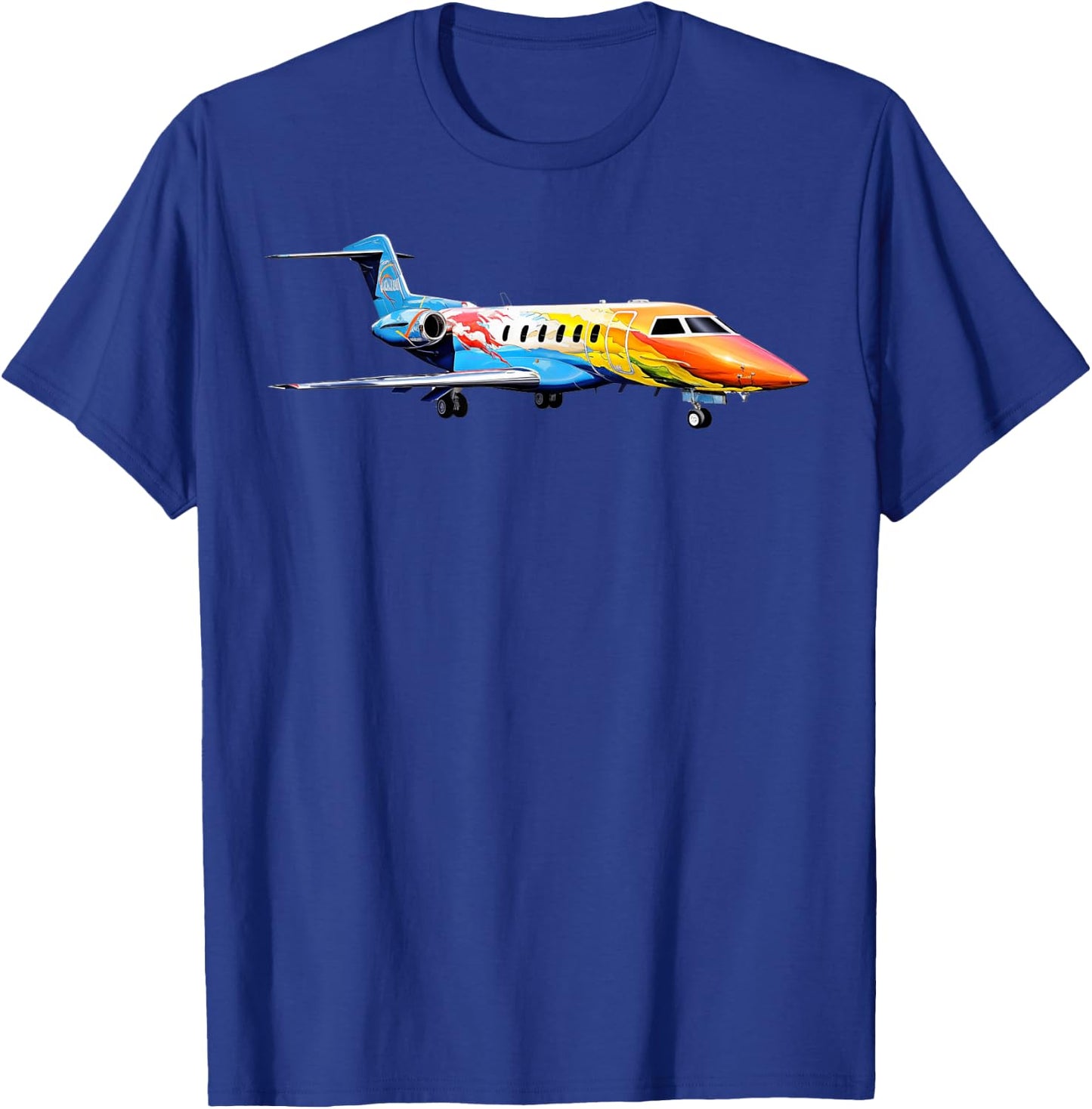 Pilatus PC-24 Airplane Aviation T-Shirt - T-Shirt | Royal