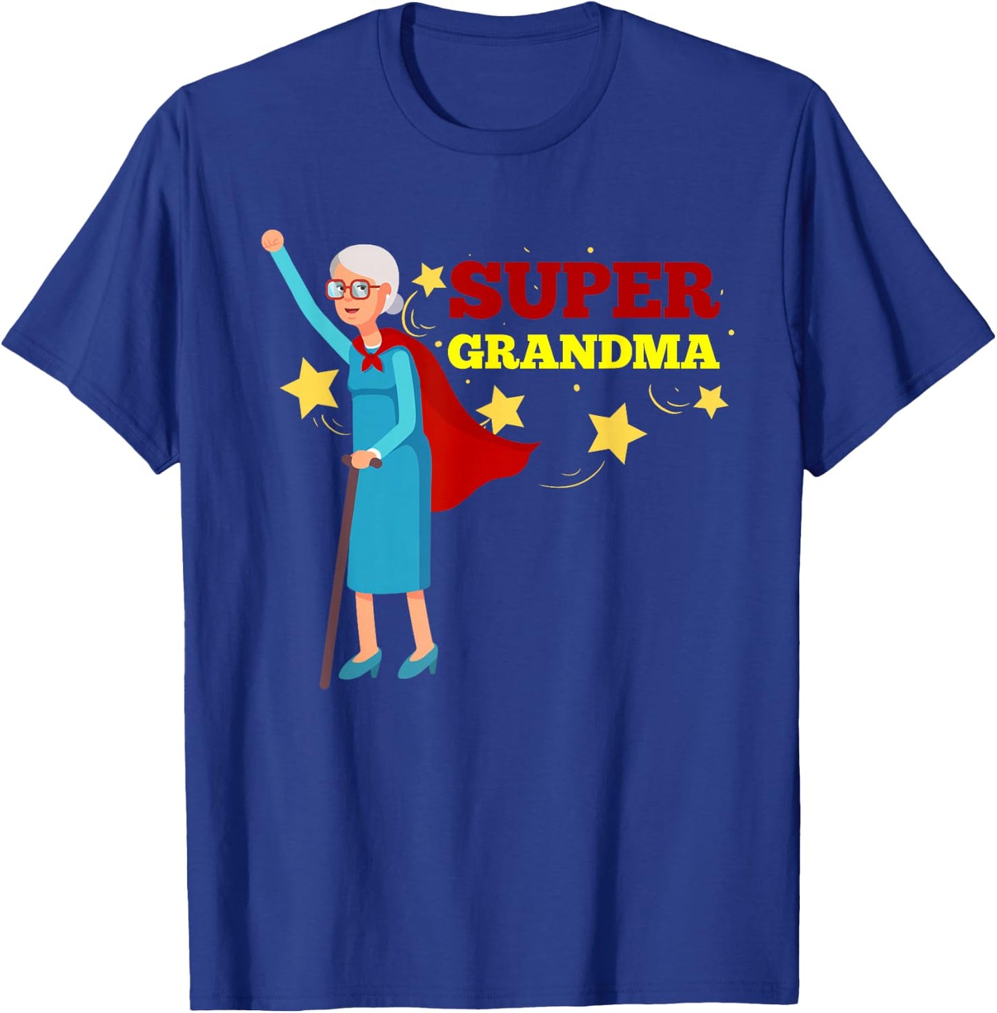 Funny Super Grandma Classic Funny Mother's Day T-Shirt - T-Shirt | Royal