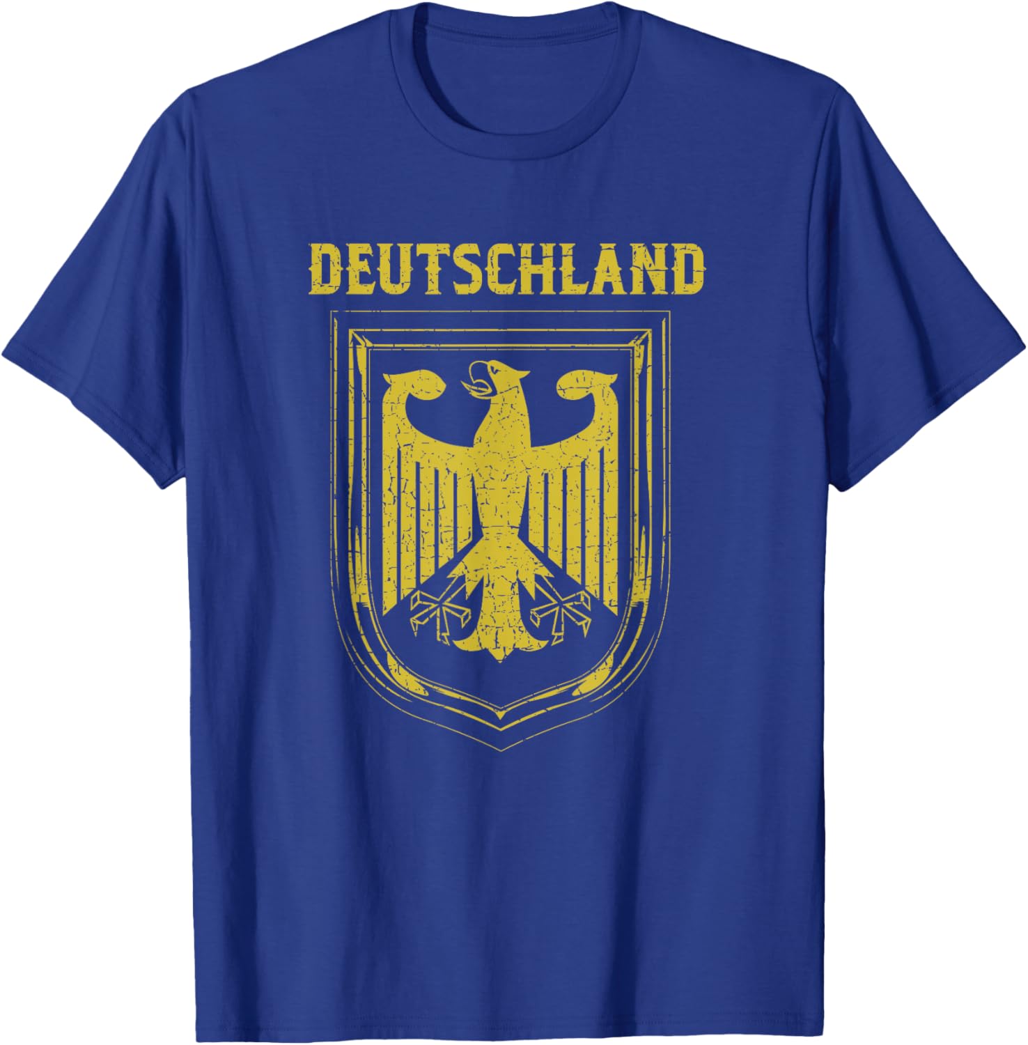 Deutschland Germany Eagle Nationalism Symbol Men Women T-Shirt - T-Shirt | Royal