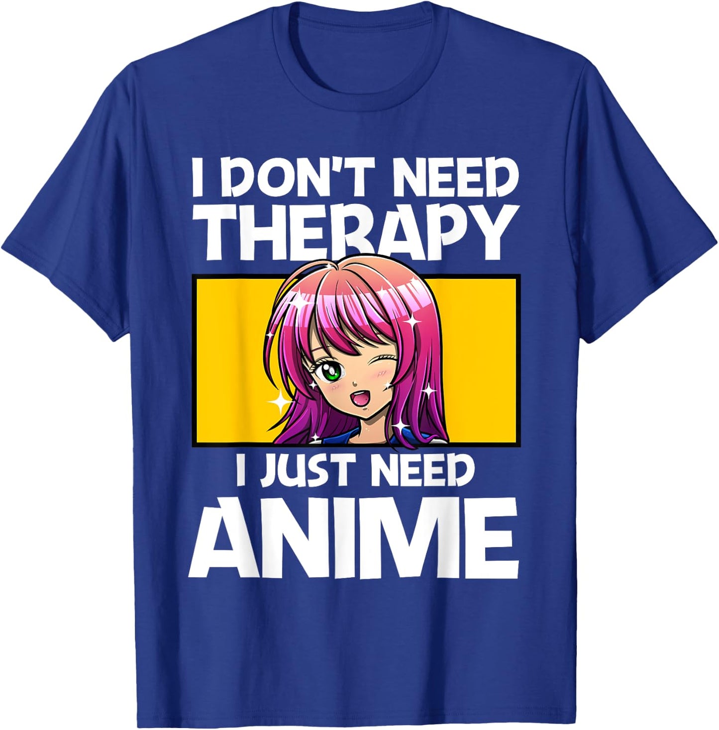 Anime Art Teen Girls Men Anime Merch Anime Lovers T-Shirt - T-Shirt | Royal