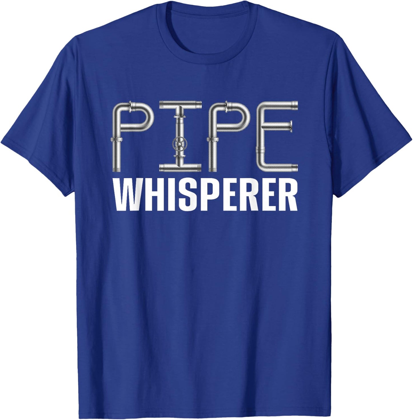 Best Plumber Art Women Plumbing Gag Novelty Plumber T-Shirt - T-Shirt | Royal