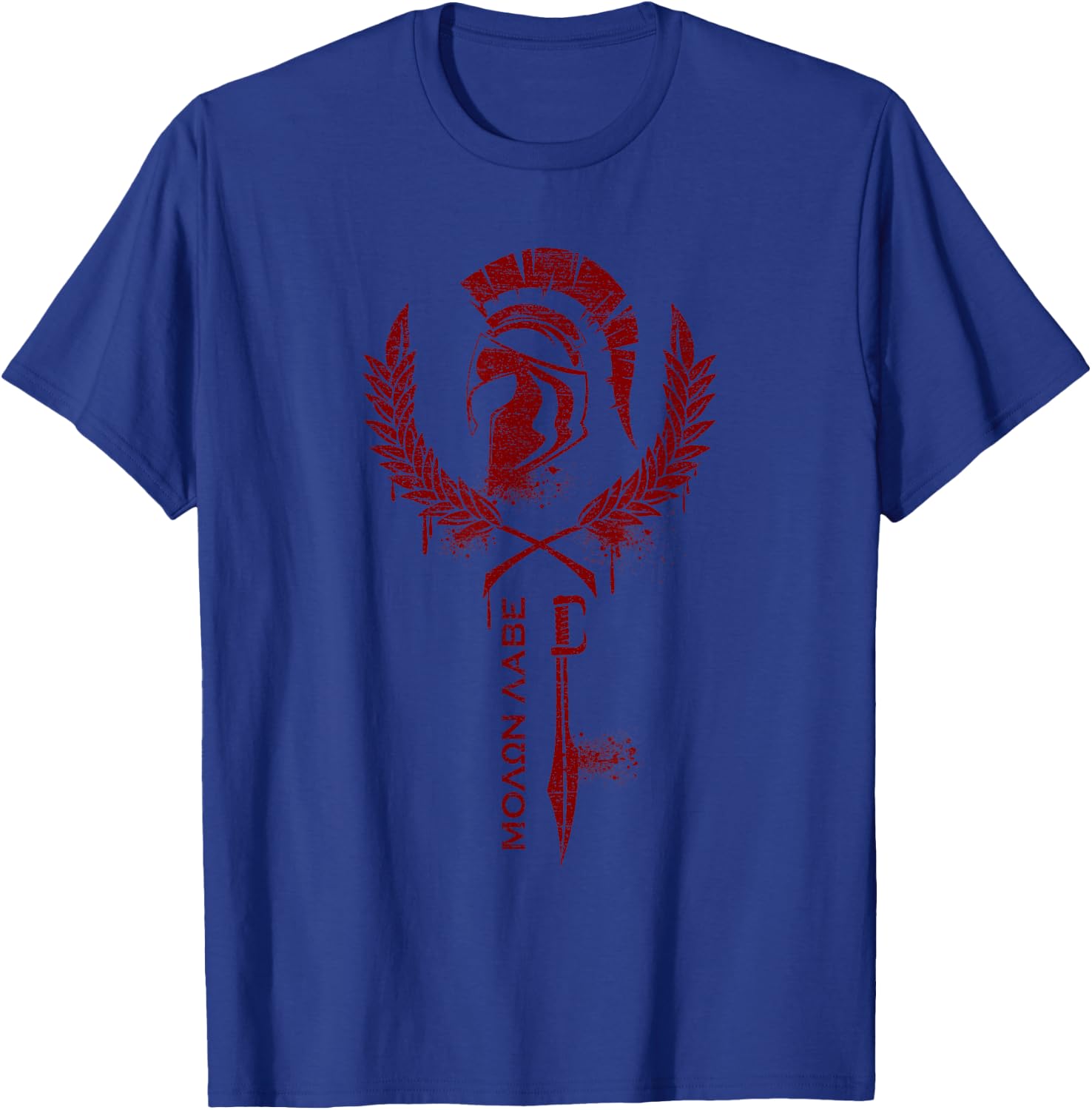 Sparta Warrior Fitness - Molon Labe T-Shirt - T-Shirt | Royal