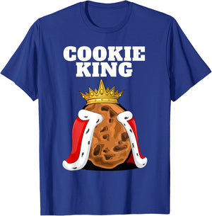 Cookie King | Cookie Lover Shirt | Biscuits Cute Cookie T-Shirt - T-Shirt | Royal