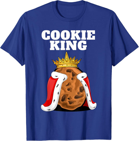 Cookie King | Cookie Lover Shirt | Biscuits Cute Cookie T-Shirt - T-Shirt | Royal