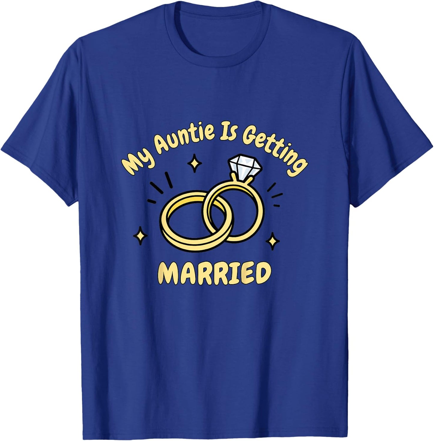 My Auntie is Getting Married Wedding Niece Nephew Kids T-Shirt - T-Shirt | Royal