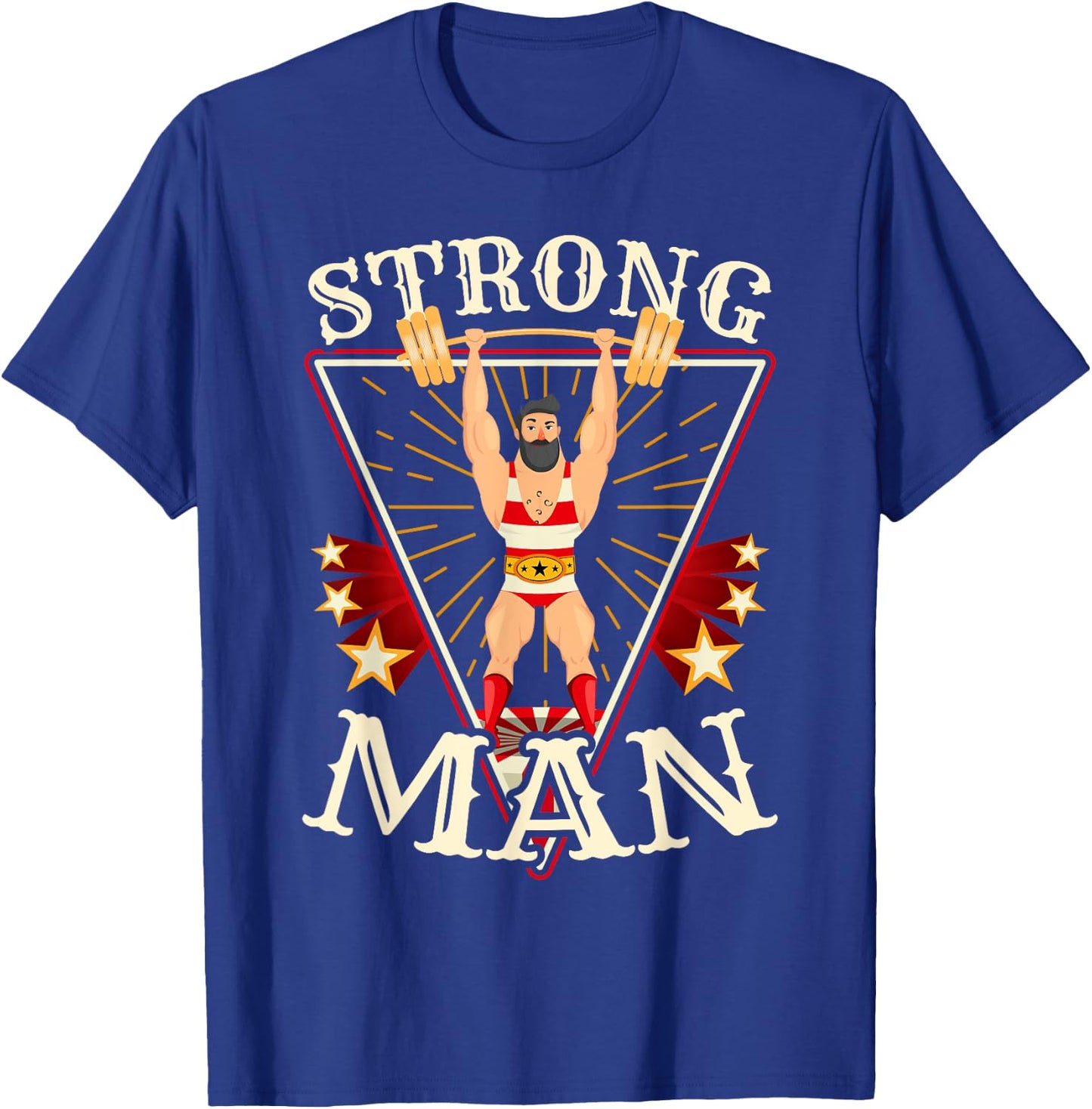 Circus Shirt - Vintage Circus Strongman Costume T-Shirt - T-Shirt | Royal