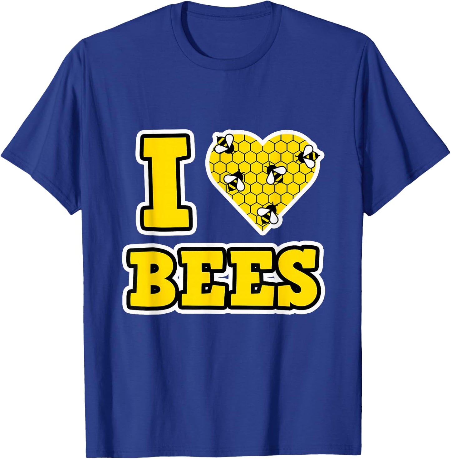 Bee Shirt - I Love Bees T-Shirt - T-Shirt | Royal