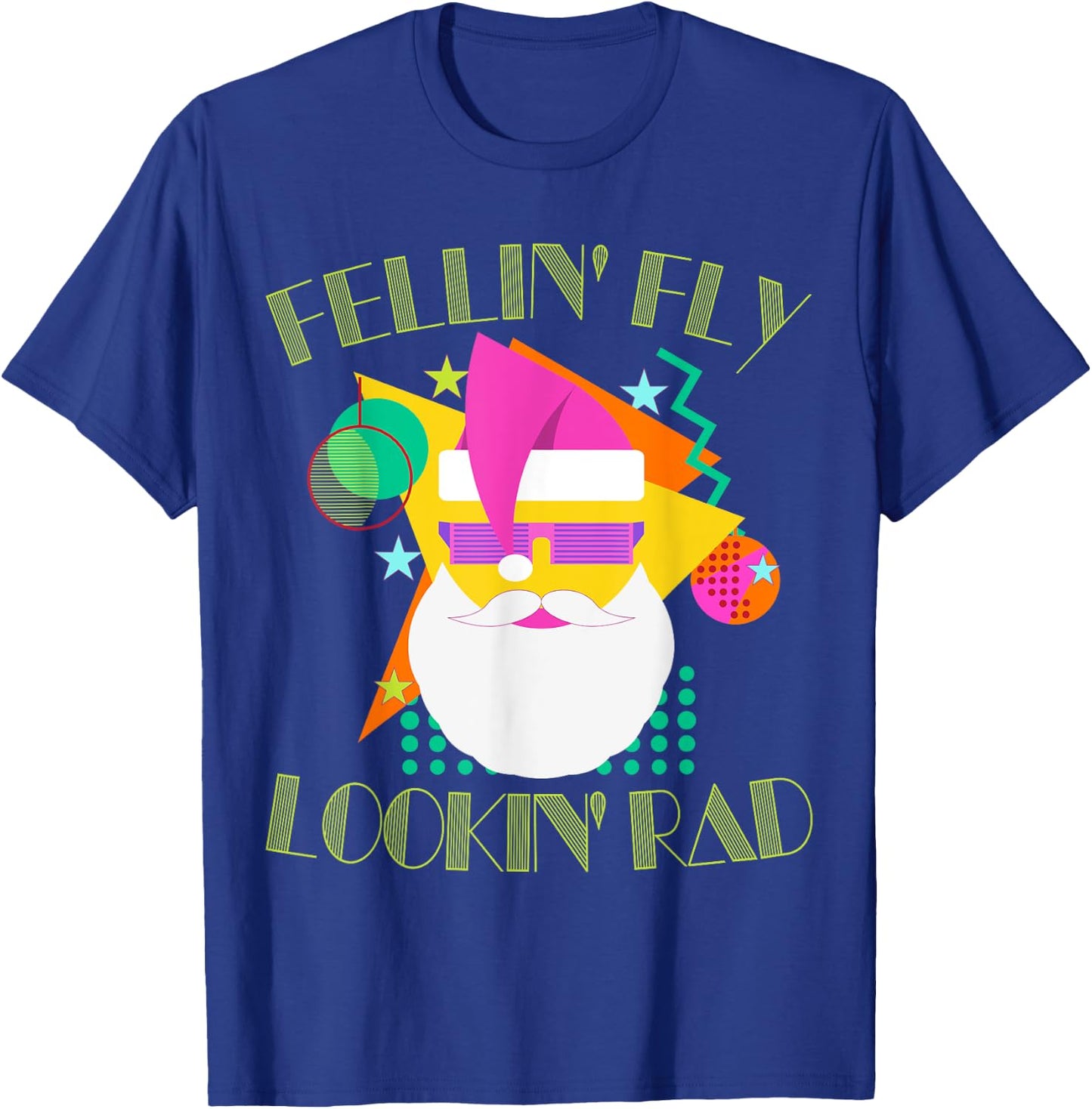Rad 80s Christmas Vintage Eighties An 80s Costume T-Shirt - T-Shirt | Royal