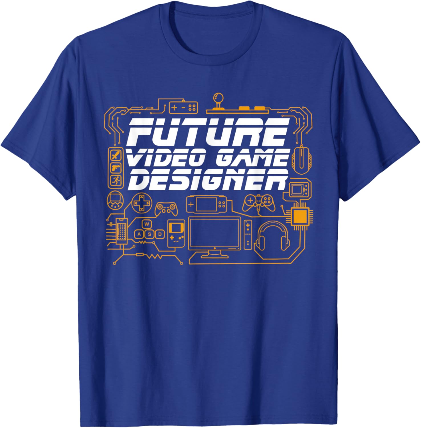 Future Video Game Designer Programmer Coding Gamer Gift T-Shirt - T-Shirt | Royal