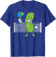 Pickle Playing Pickleball Funny Paddleball Men Women Gift T-Shirt - T-Shirt | Royal