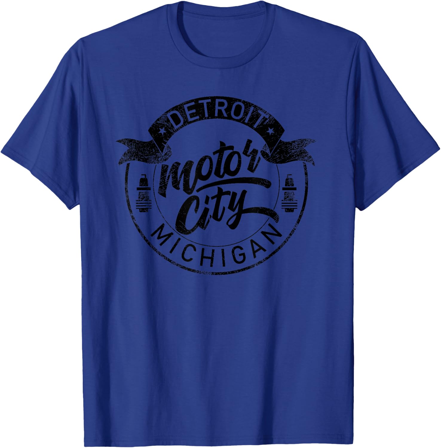 Classic Detroit Motor City Michigan Michiganians Pride Gift T-Shirt - T-Shirt | Royal