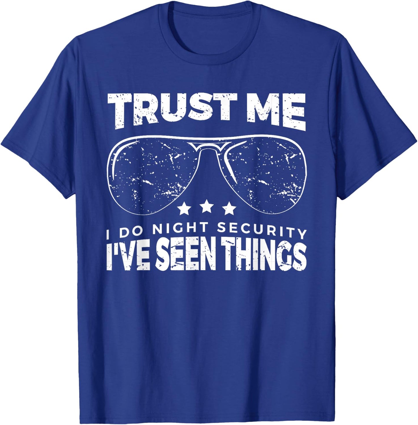 Funny Night Security , Night Time Security Guard Shirt T-Shirt - T-Shirt | Royal