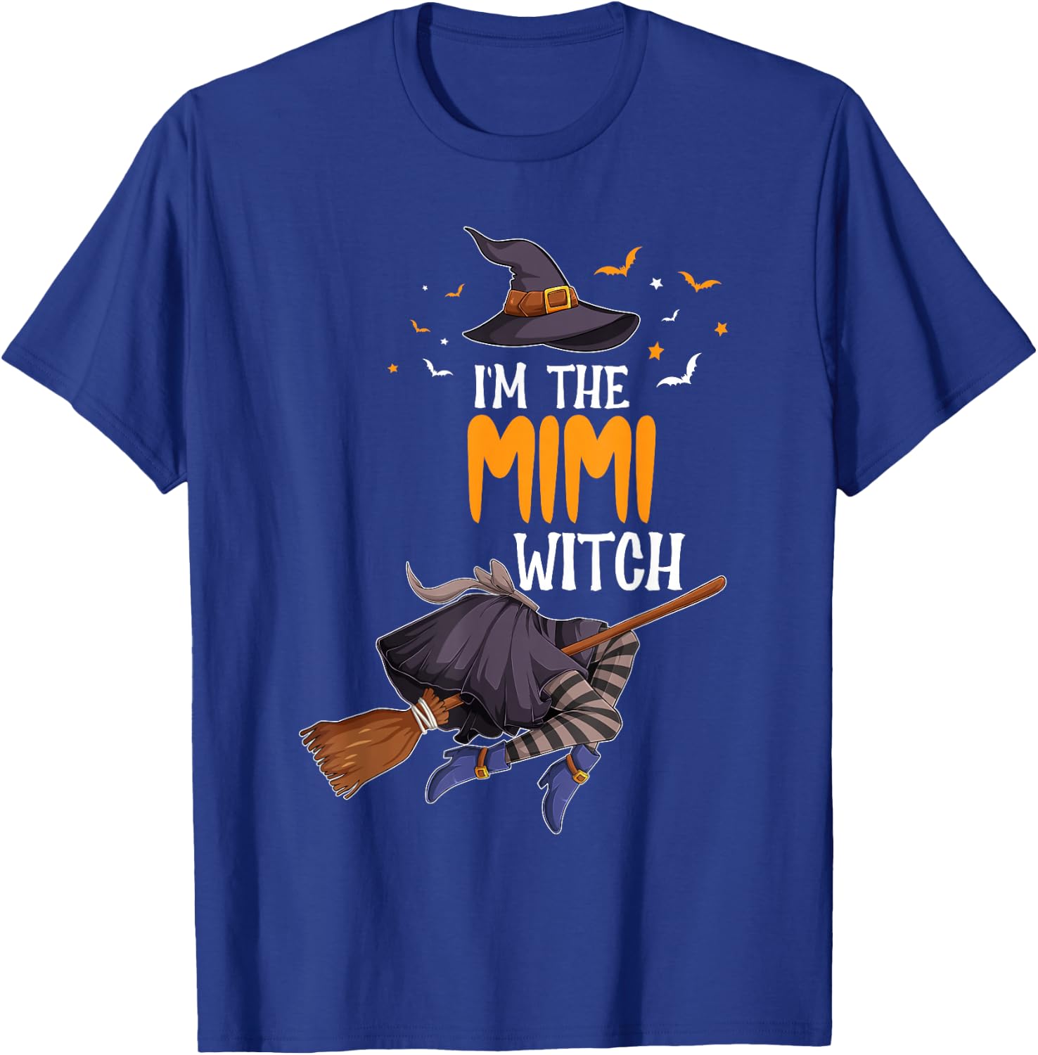 I'm The Mimi Witch Halloween Matching Group Costume T-Shirt - T-Shirt | Royal