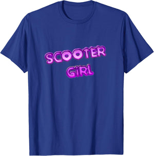 Scooter Girl for the woman who scoots. Scooter Rider. T-Shirt - T-Shirt | Royal