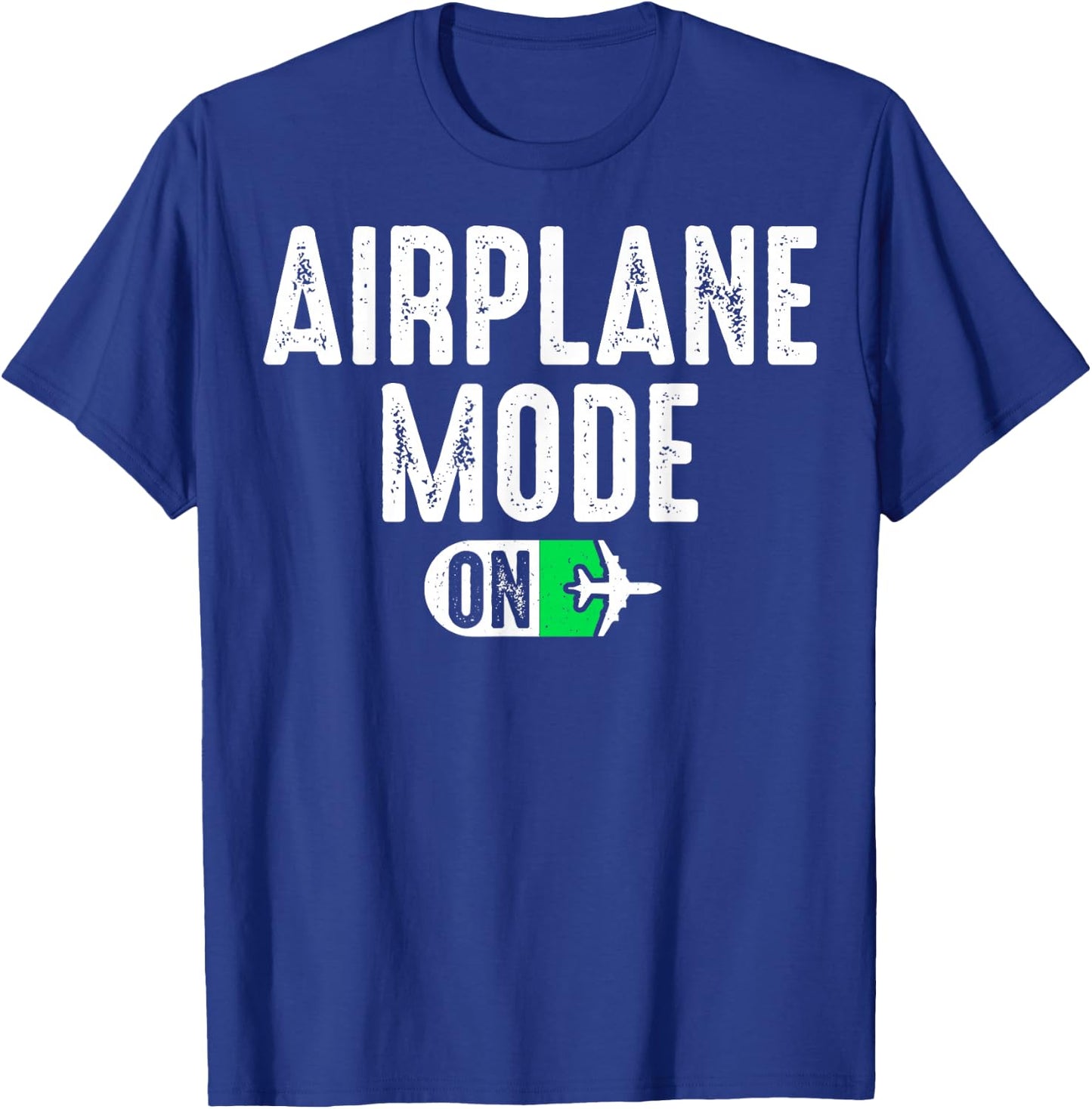 Airplane Mode on - CFI Pilot Aircraft Instructor Gifts T-Shirt - T-Shirt | Royal