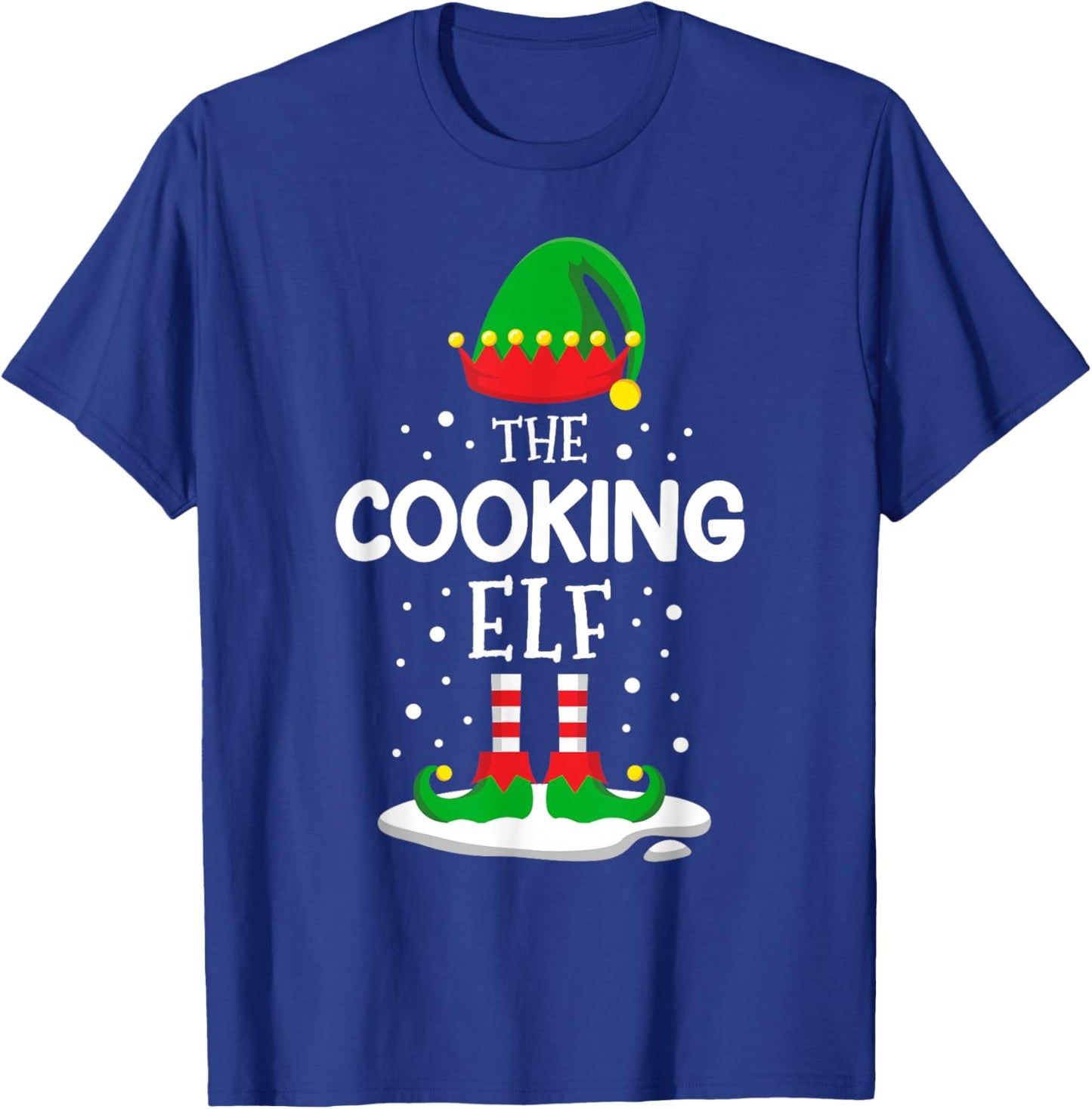 The Cooking Elf Christmas Family Matching Outfit Xmas Group T-Shirt - T-Shirt | Royal