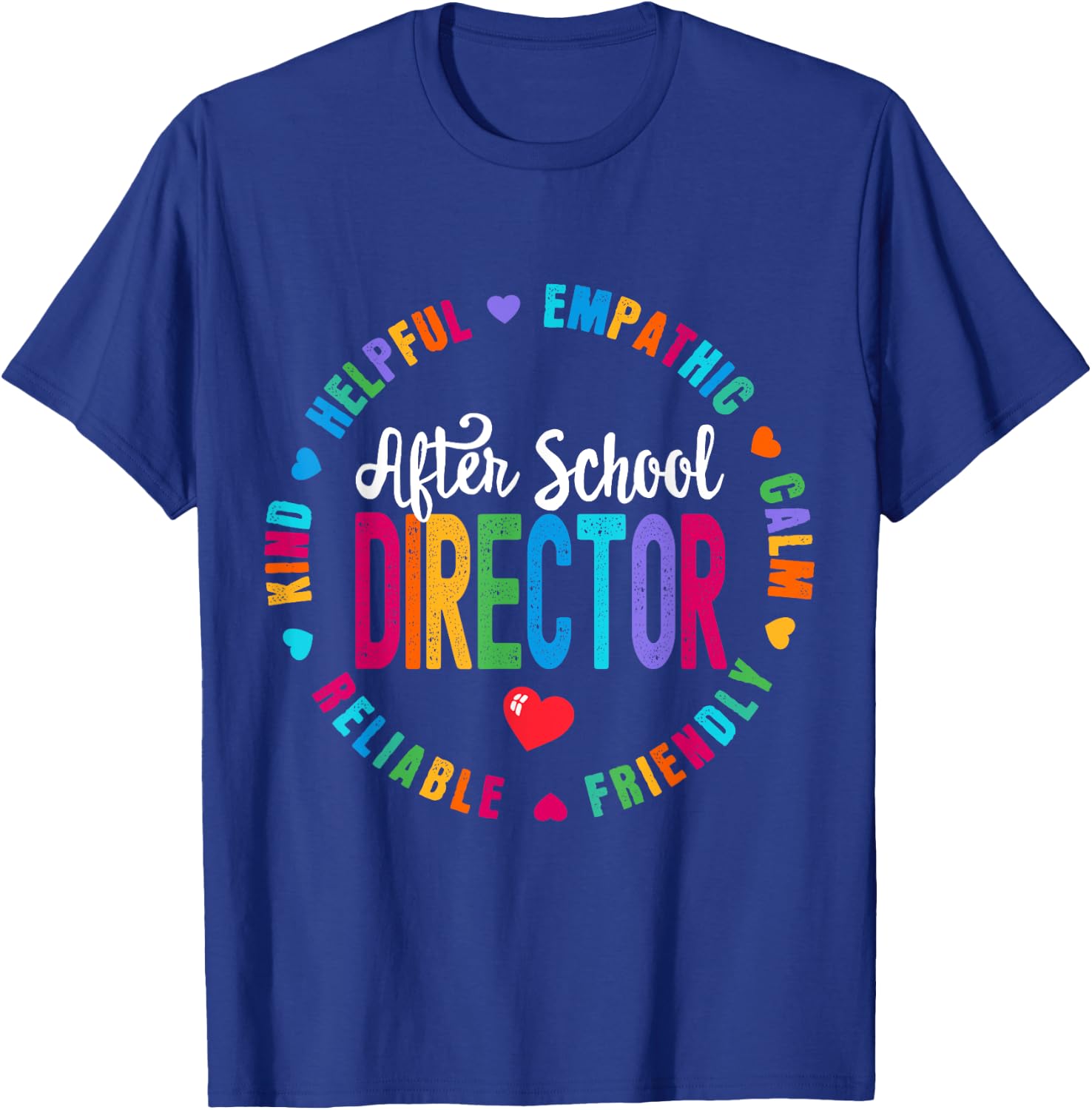 After School Director Appreciation Week Back To School T-Shirt - T-Shirt | Royal