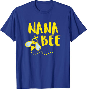Nana Bee Family Matching Grandma Mimi Granny Women T-Shirt - T-Shirt | Royal