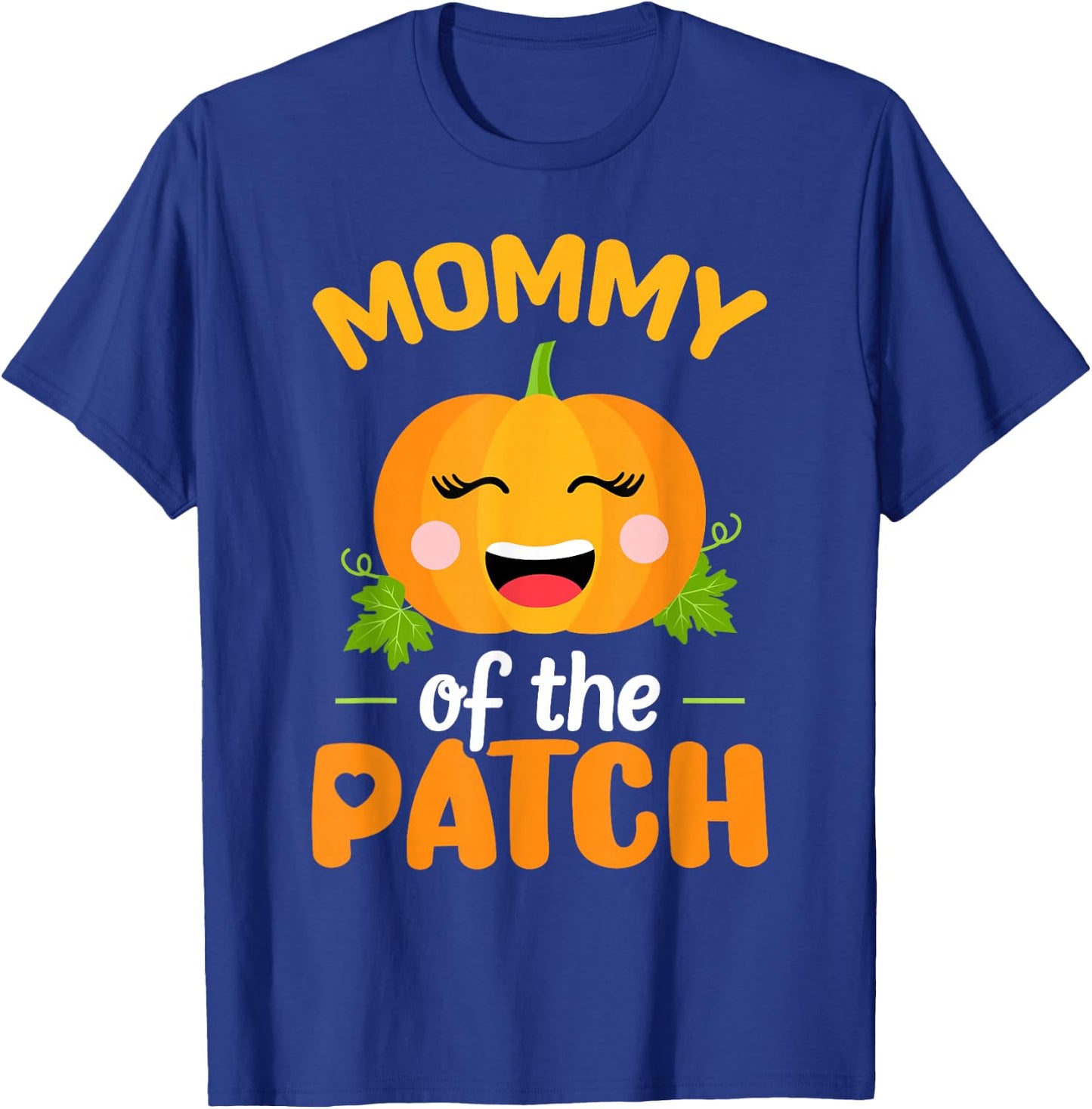 Mommy of The Patch Pumpkin Mom Halloween Family Matching T-Shirt - T-Shirt | Royal