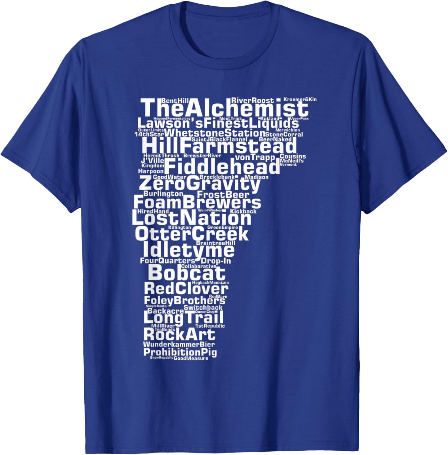 Vermont Breweries T-Shirt - T-Shirt | Royal