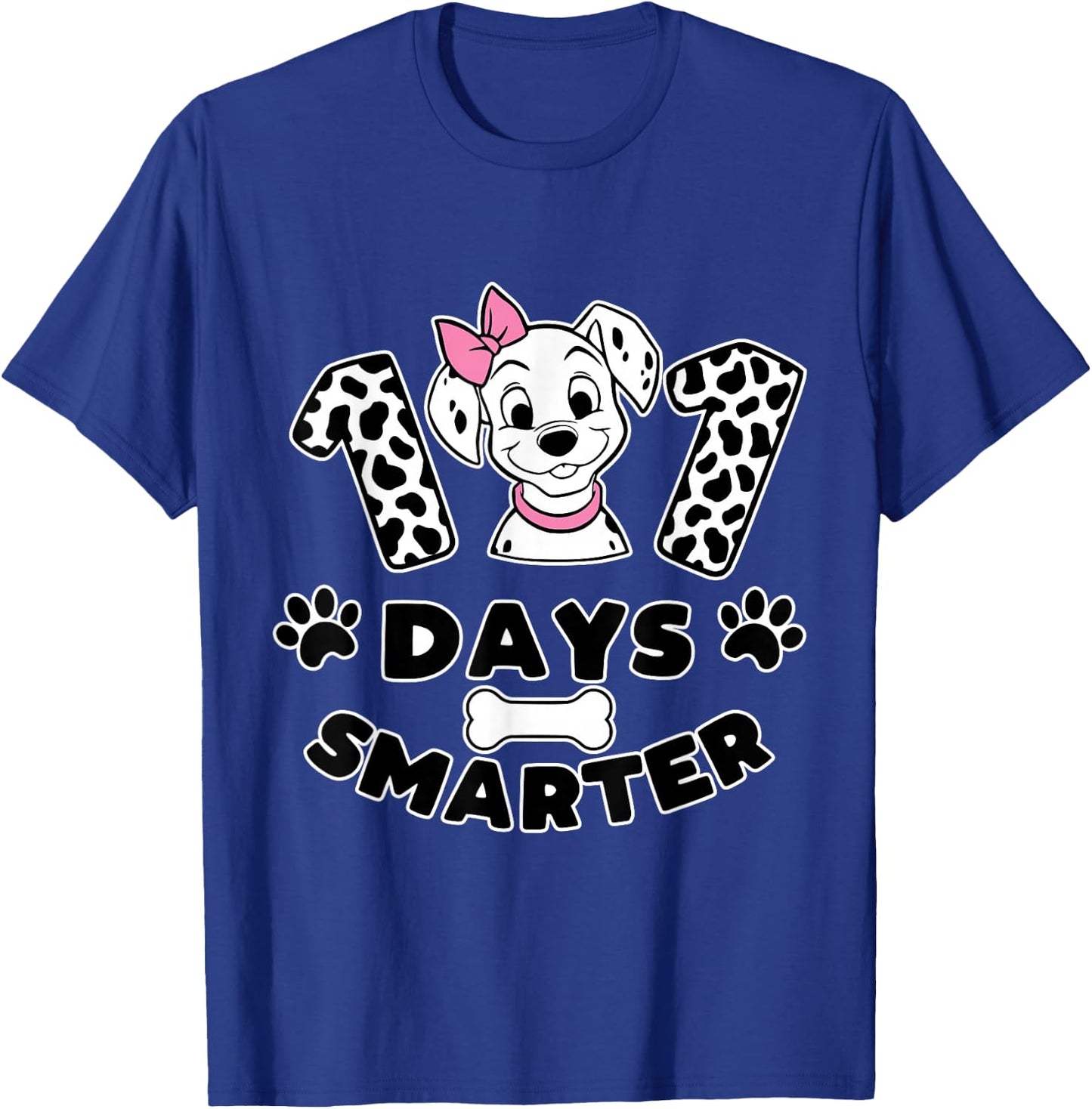 100th Days Of School / 101 Days Smarter 100 for Girls Kids T-Shirt - T-Shirt | Royal