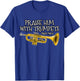 Christian Trumpet Player, Praise Him With Trumpets T-Shirt - T-Shirt | Royal